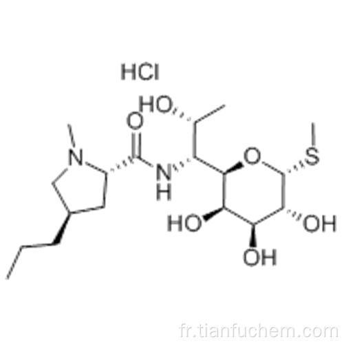 D-erythro-α-D-galacto-octopyranoside, 6,8-didésoxy-6 - [[((2S, 4R)] méthyle-1-méthyl-4-propyl-2-pyrrolidinyl] carbonyl] amino] -1-thio CAS 154-21-2